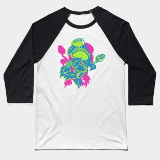 Venus Flytrap (Neon) Baseball T-Shirt